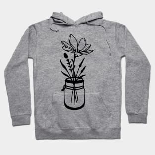 flowers in a jar Hoodie